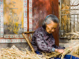 Anziana donna Cinese